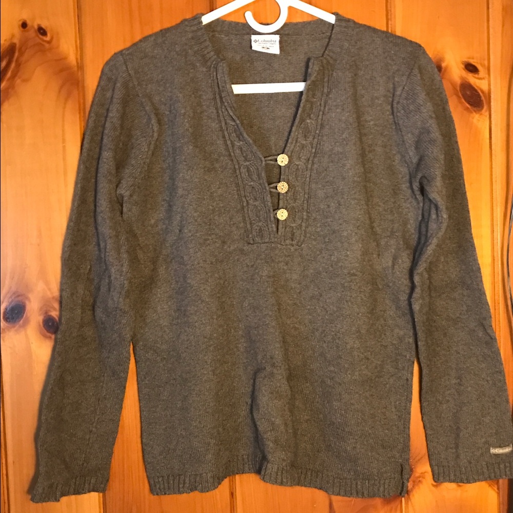 Grey Columbia Sweater